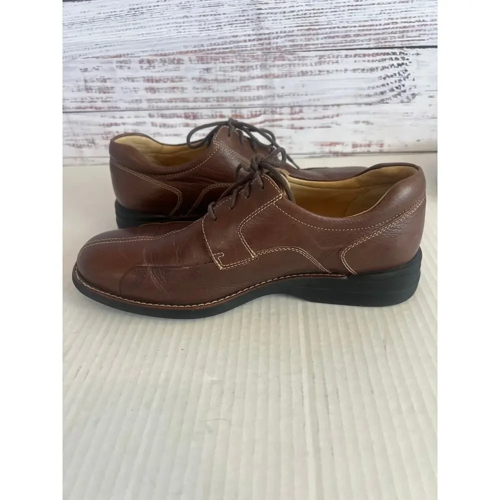 Johnston & Murphy Men's Shuler Bicycle Oxfords dark brown size 11